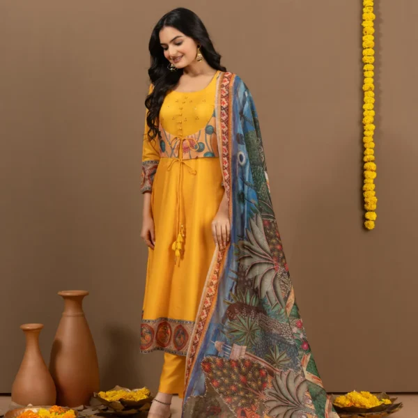 Nivriti Radiant Bhagalpuri Suit